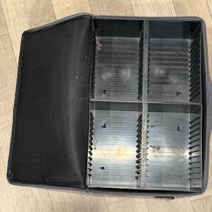 Black and Gray Storage Organizer with Dividers